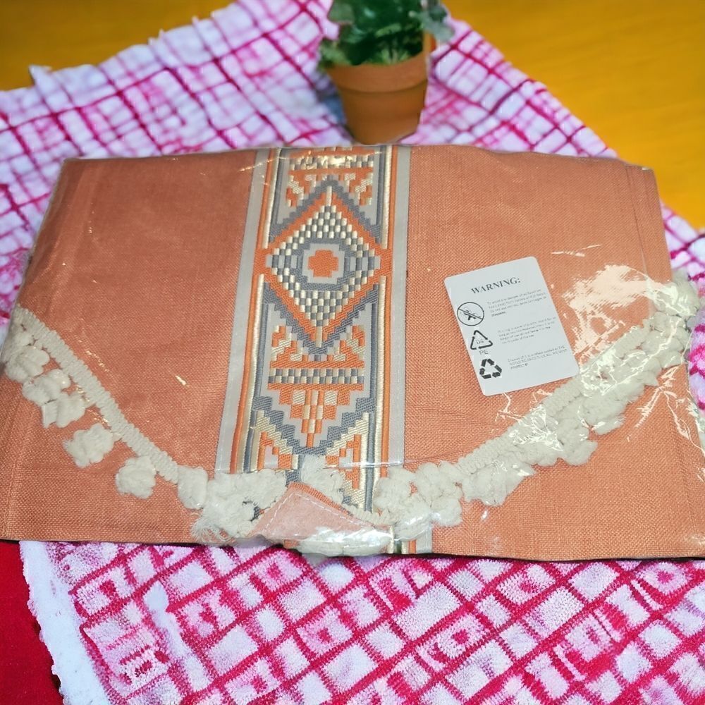 OUTDOOR Table Runner 13x72 inches NWT
